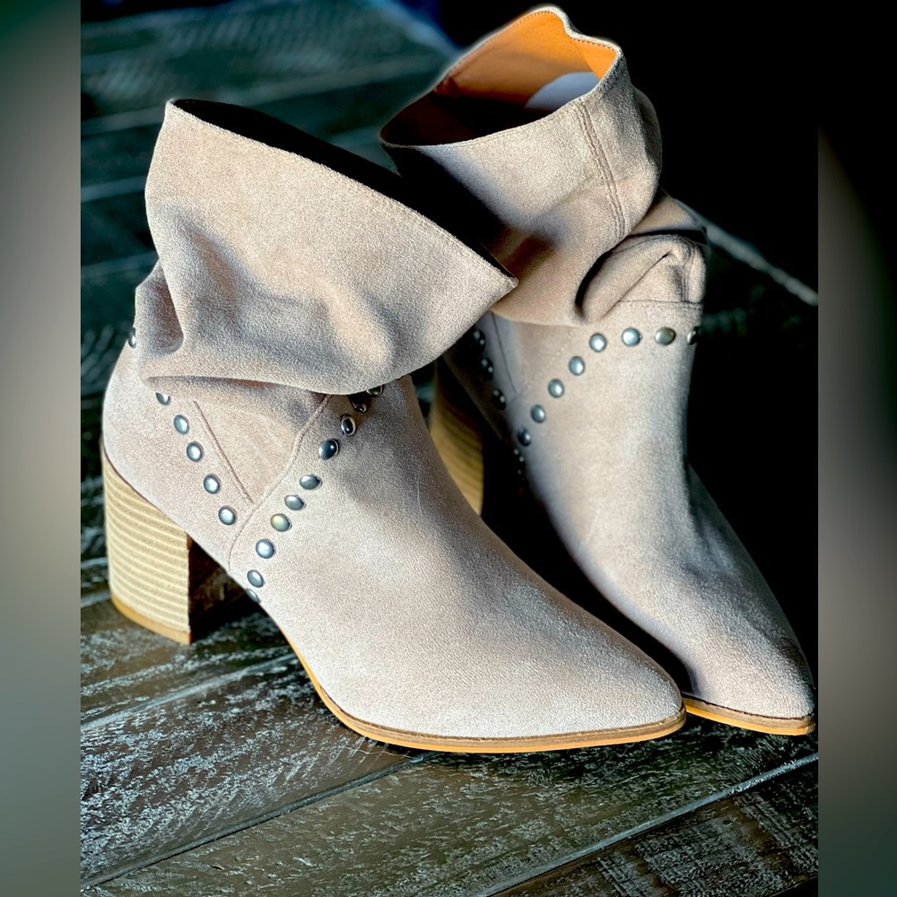 Western Studded Ankle Boot